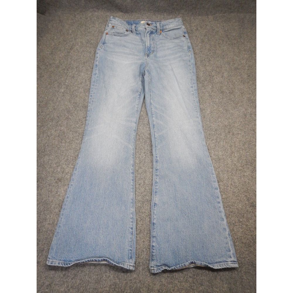 Madewell Light Wash Blue Flare Jeans